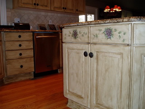 Kitchen Design  Color on Kitchen Cabinet Painting Ideas That Accent Your Kitchen Colors